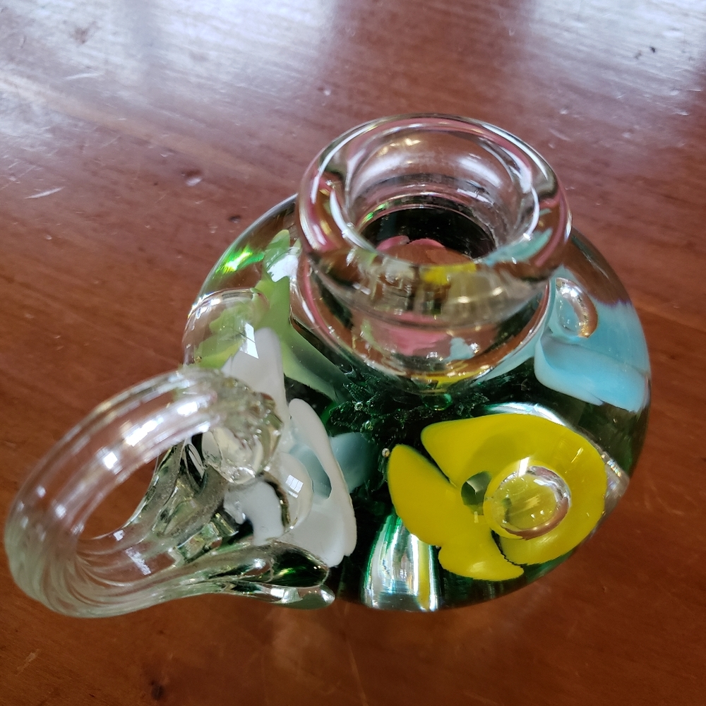 Glass candle holder - Picture 3 of 4